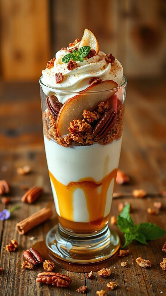 autumn inspired yogurt parfait recipe autumn inspired yogurt parfait recipe