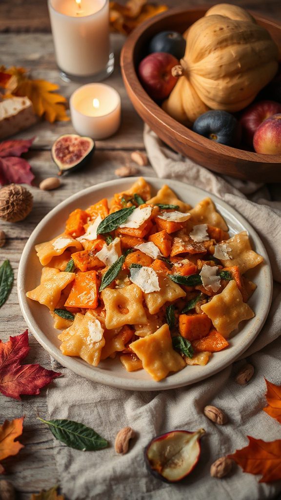 autumn pasta dish delight