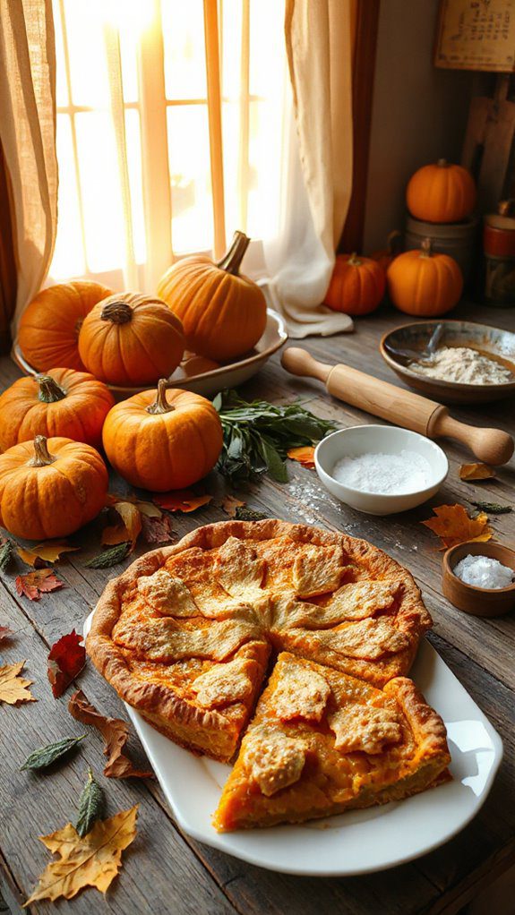 autumn pumpkin sage pie autumn pumpkin sage pie