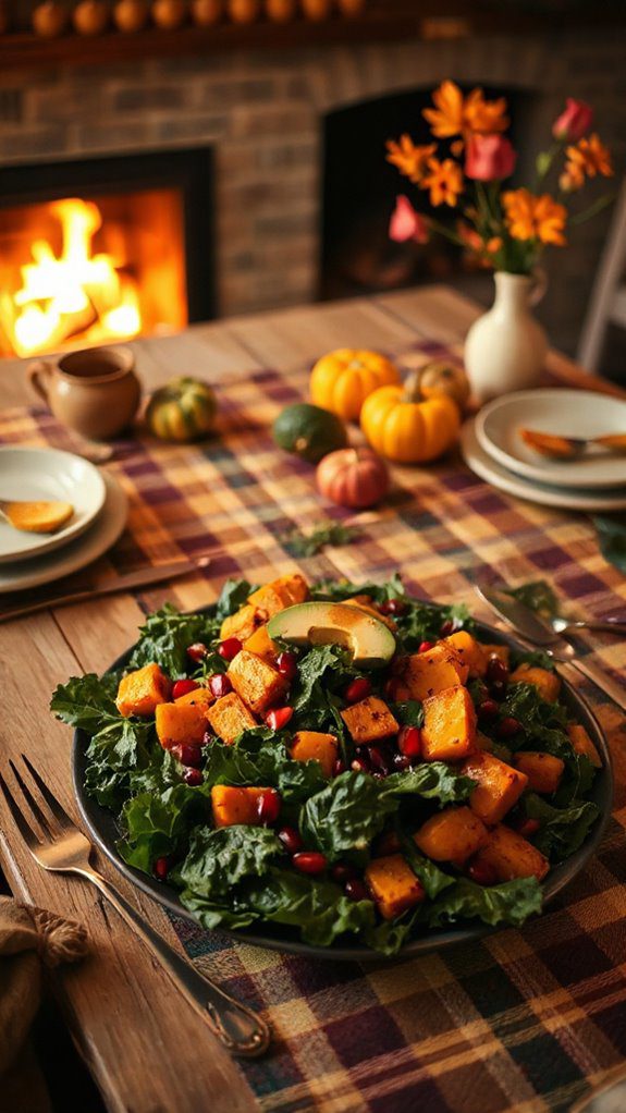 autumn salad with butternut squash autumn salad with butternut squash