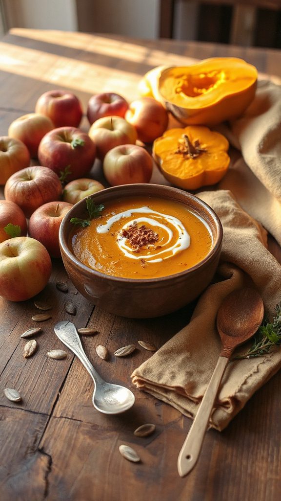 autumn spiced squash soup