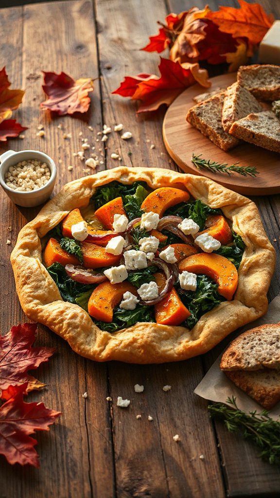 autumn vegetable tart recipe