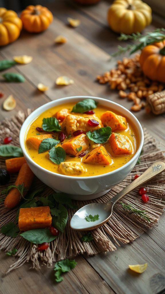 autumn vegetable thai curry autumn vegetable thai curry