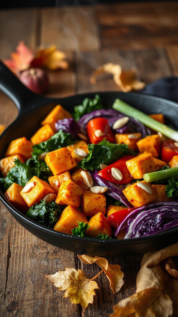 autumn vegetable tofu stir fry autumn vegetable tofu stir fry