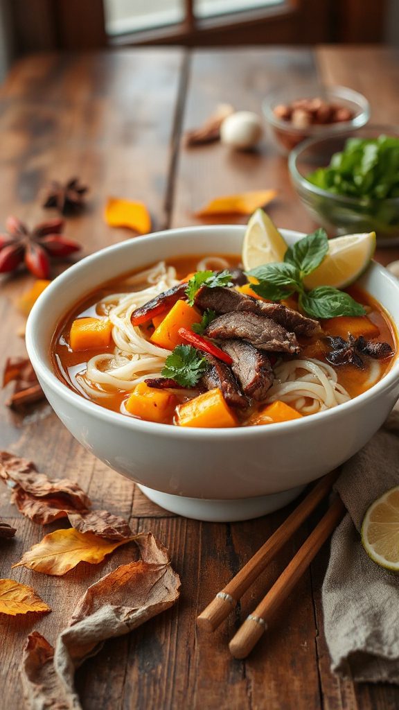 autumn vietnamese pho recipe