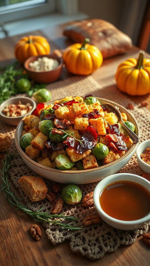 bacon brussels sprouts stuffing