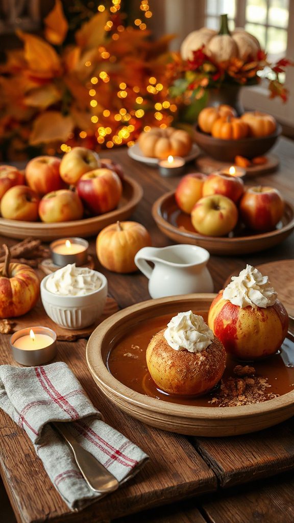 baked apples with cinnamon