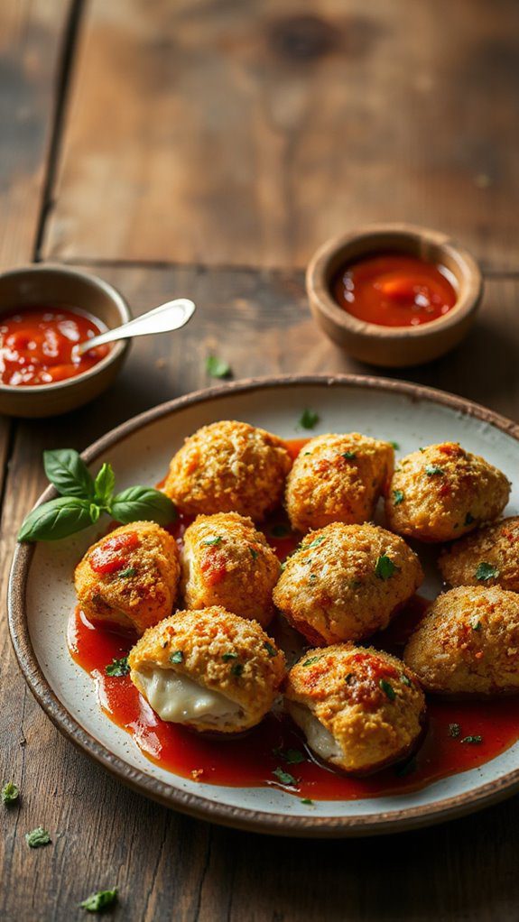 baked chicken parm bites