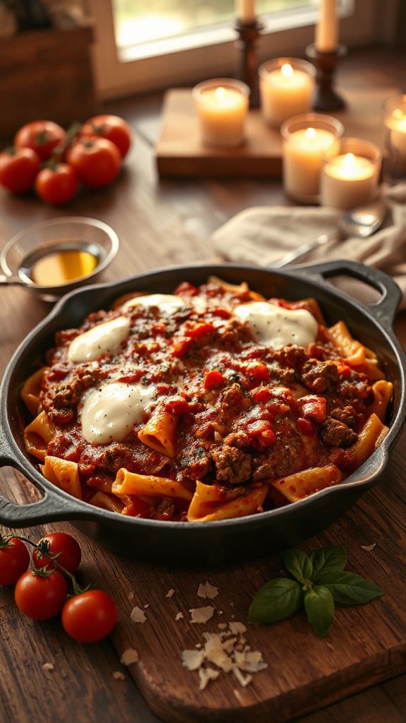 baked ziti with meat sauce