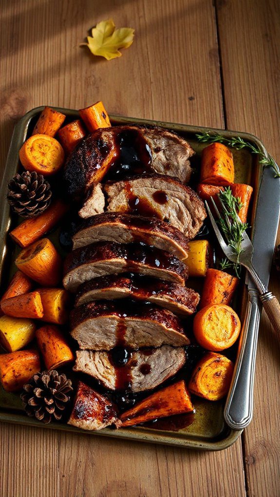 balsamic glazed pork tenderloin