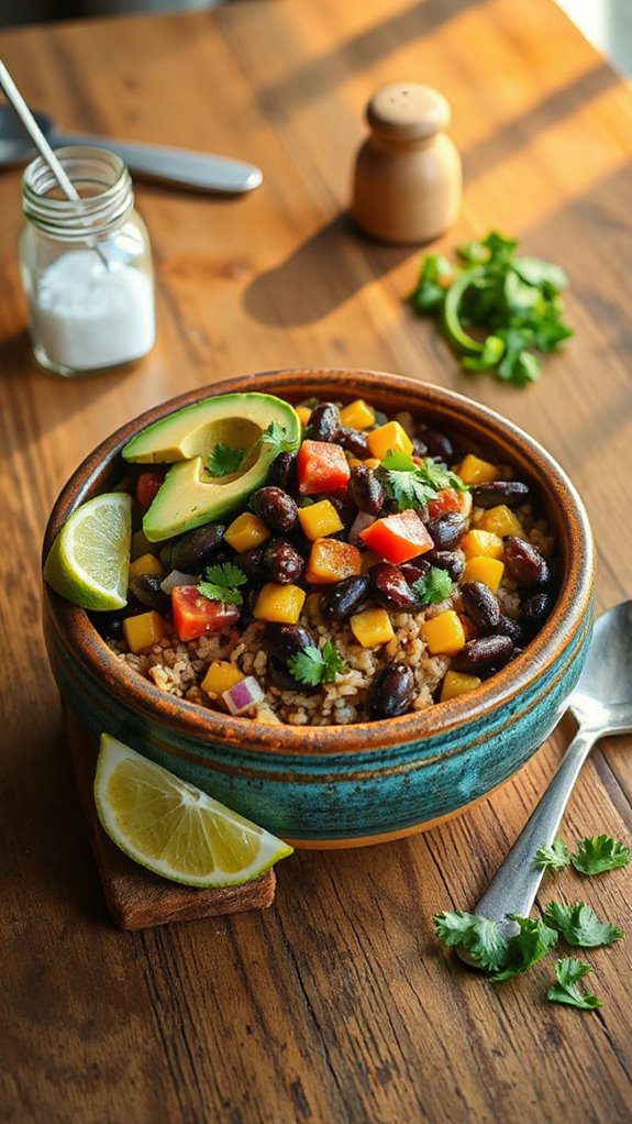 bbq bean corn bowl