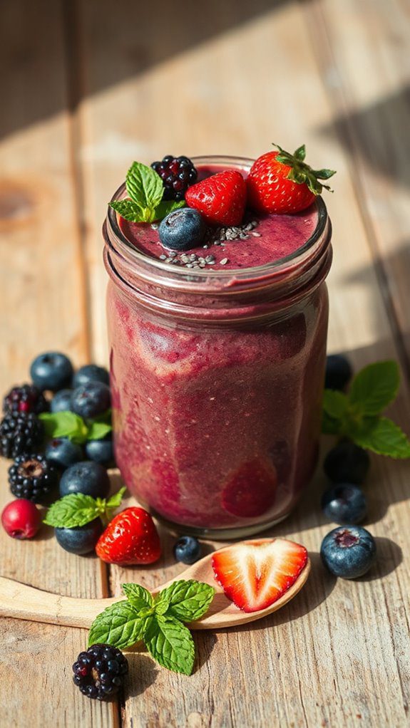 berry protein smoothie recipe