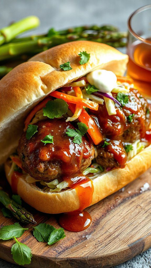 bourbon meatball sub recipe