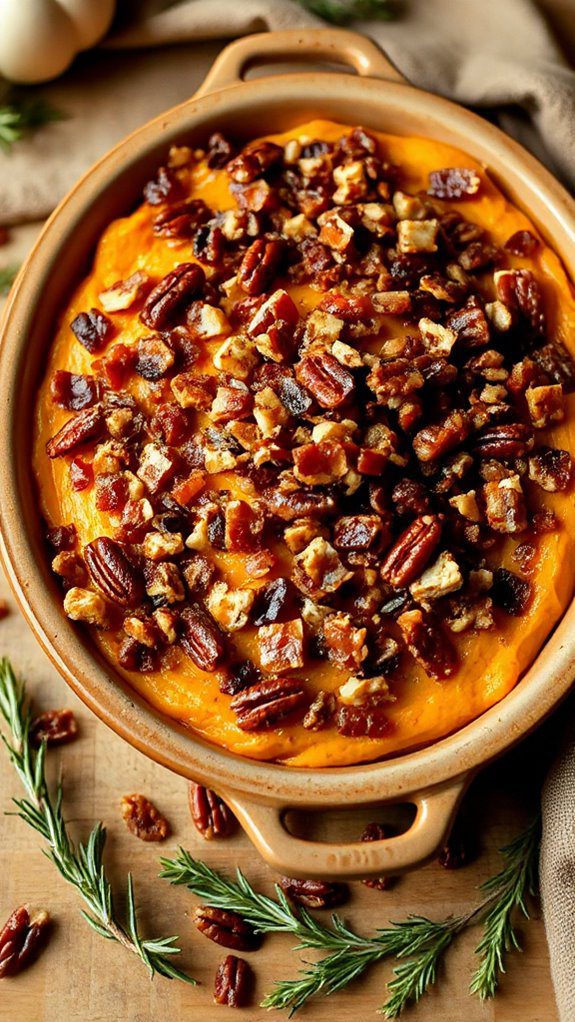 bourbon sweet potato casserole delight
