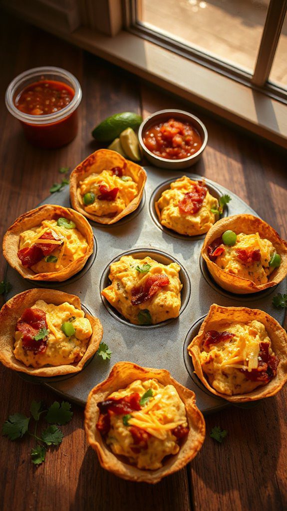 breakfast taco cups recipe