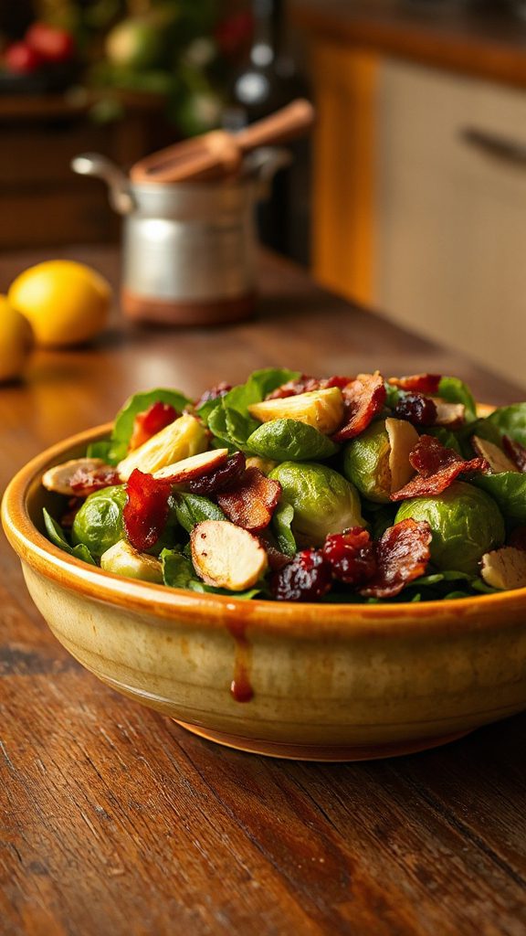 brussels sprouts and bacon salad brussels sprouts and bacon salad