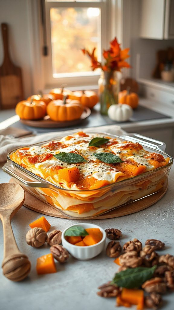 butternut squash sage lasagna butternut squash sage lasagna