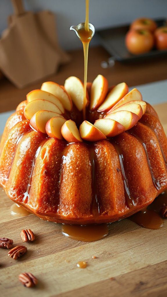 caramel apple bundt cake