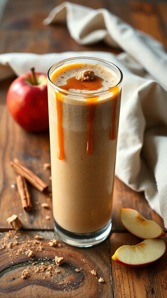 caramel apple pie smoothie