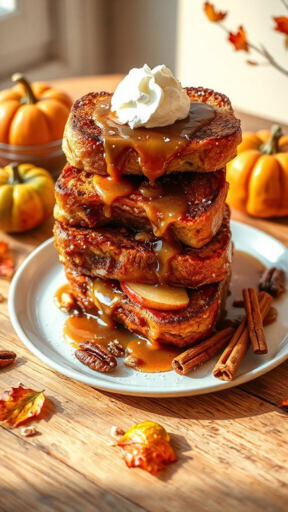 caramelized apples on french toast