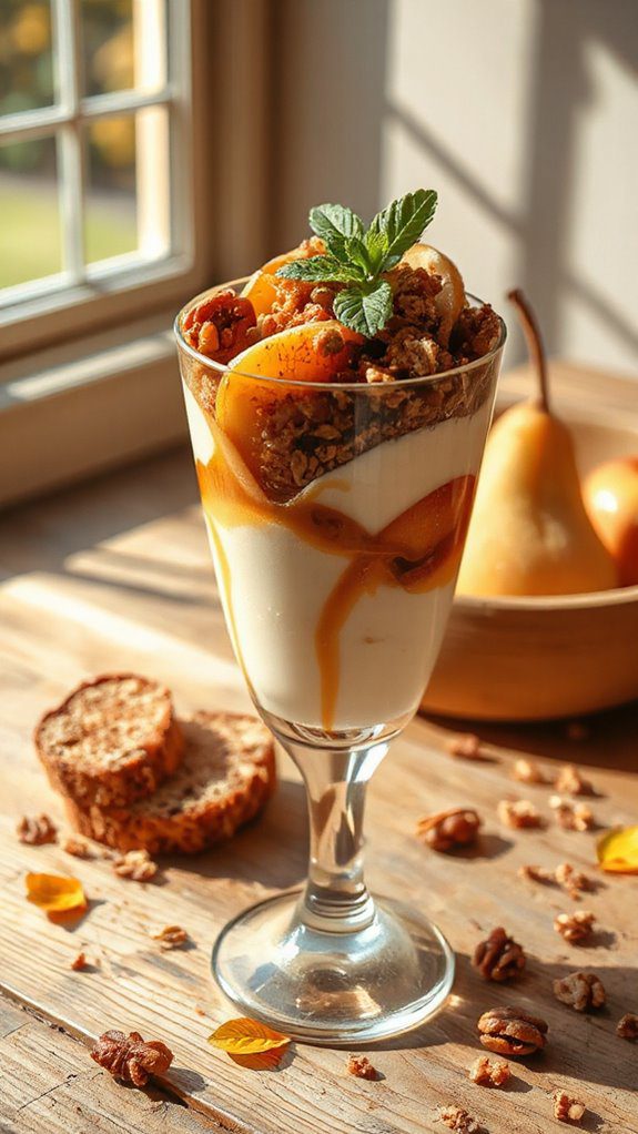 caramelized pear yogurt delight caramelized pear yogurt delight