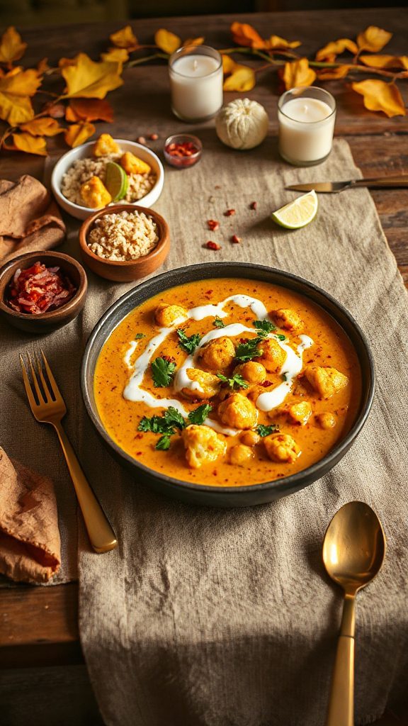 cauliflower chickpea coconut curry cauliflower chickpea coconut curry