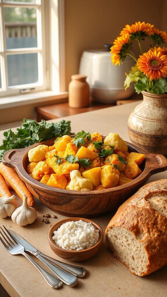 cauliflower potato curry recipe