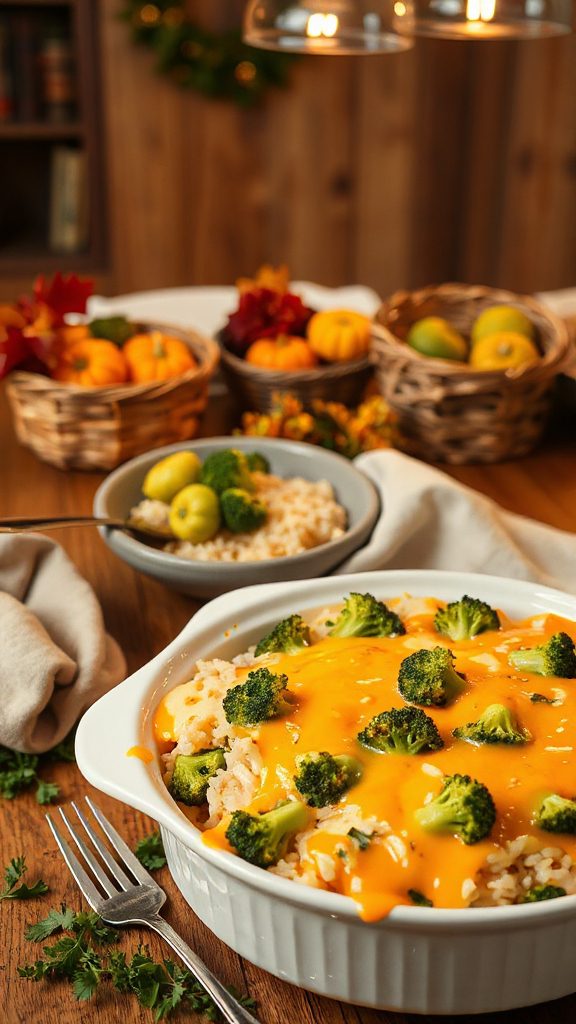 cheesy broccoli rice casserole cheesy broccoli rice casserole
