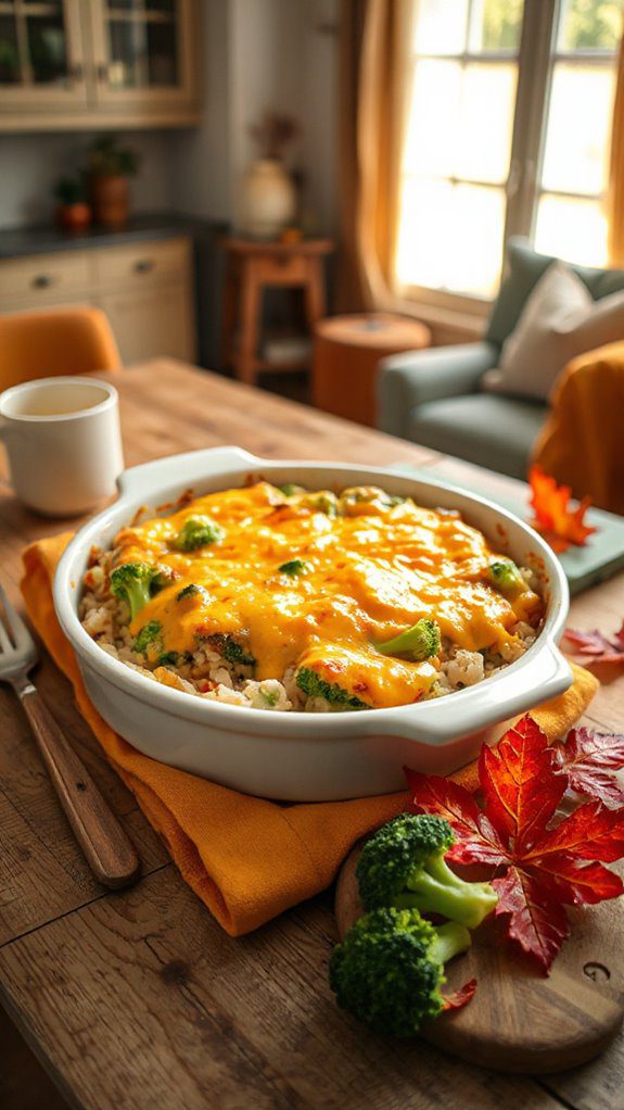 cheesy broccoli rice casserole cheesy broccoli rice casserole