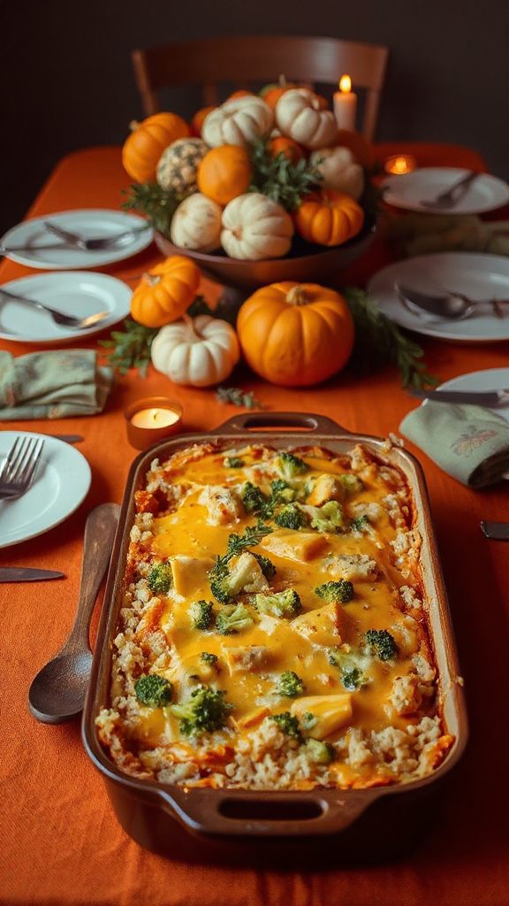 cheesy broccoli rice casserole
