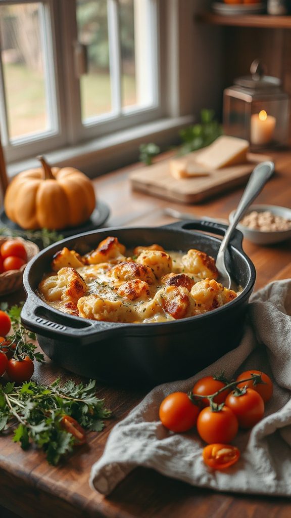 cheesy cauliflower bake recipe