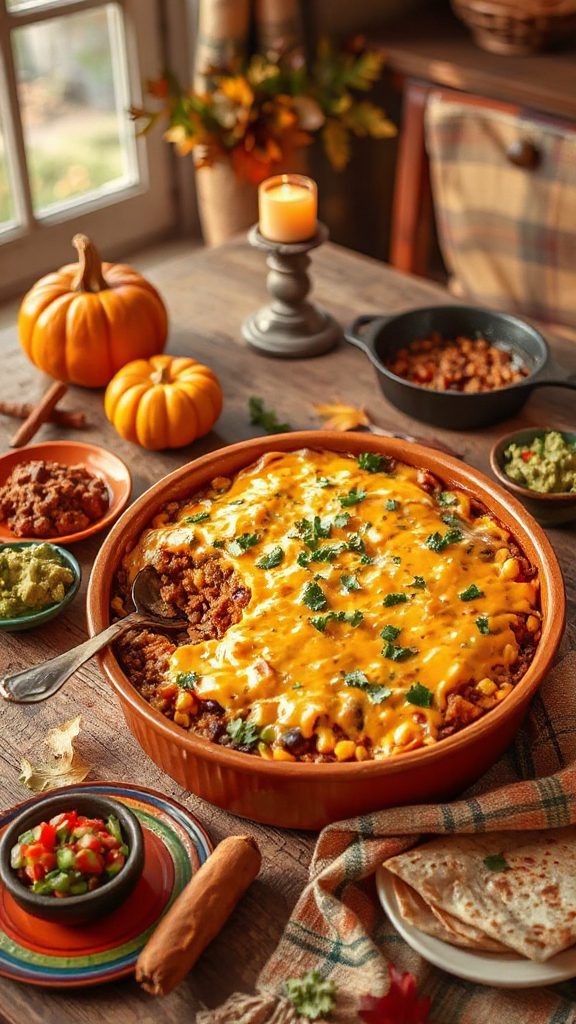 cheesy tex mex casserole recipe