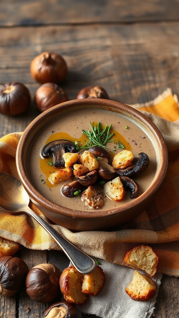 chestnut mushroom soup recipe chestnut mushroom soup recipe