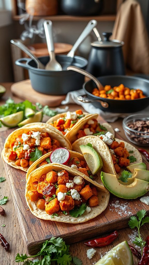 chickpea sweet potato tacos chickpea sweet potato tacos
