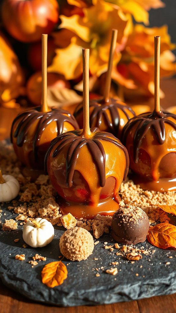 chocolate caramel apple treats chocolate caramel apple treats