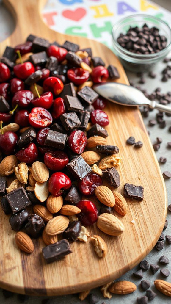chocolate cherry trail mix