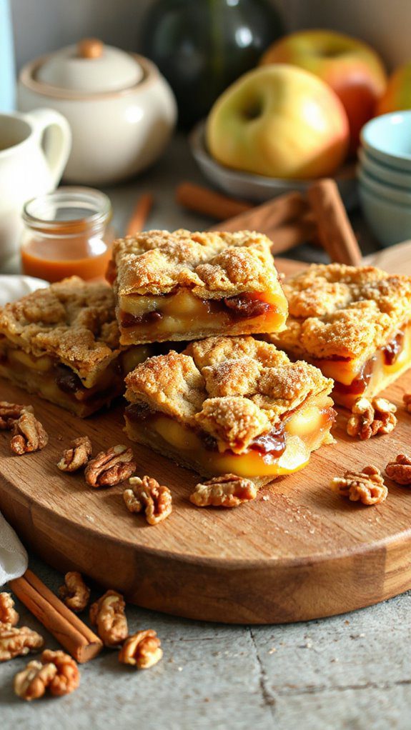 chocolate chip apple bars