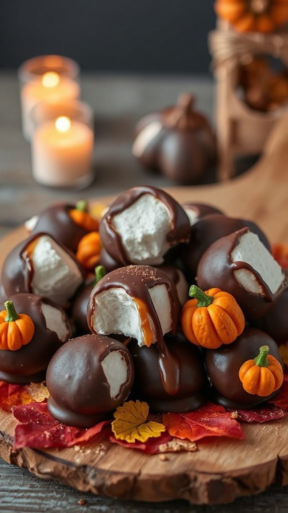 chocolate covered pumpkin treats chocolate covered pumpkin treats