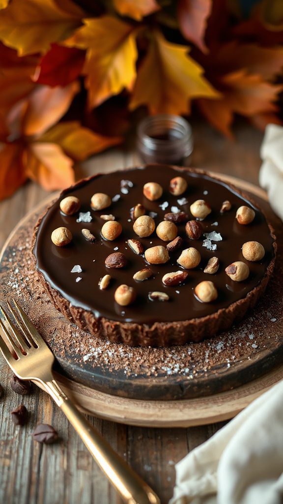 chocolate hazelnut tart delight