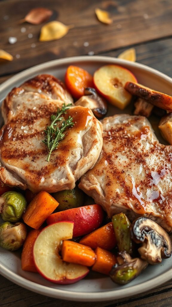 cinnamon apple pork chops
