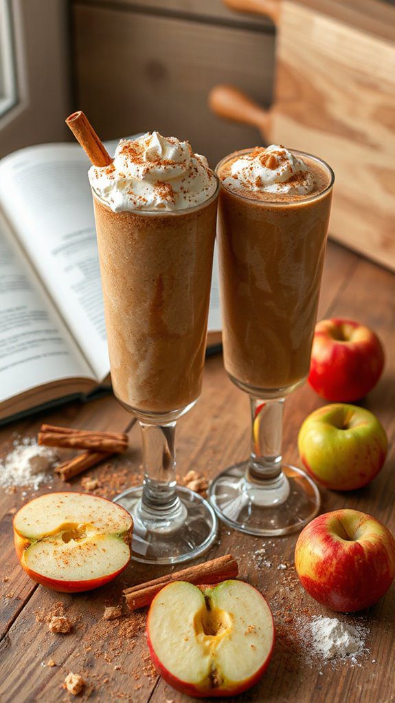 cinnamon roll apple pie smoothie