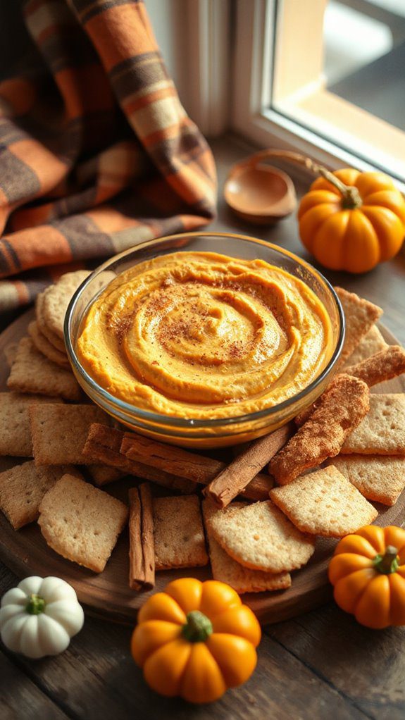 cinnamon sugar pumpkin dip