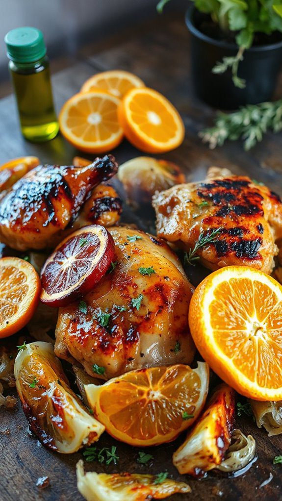 citrus grilled chicken thighs