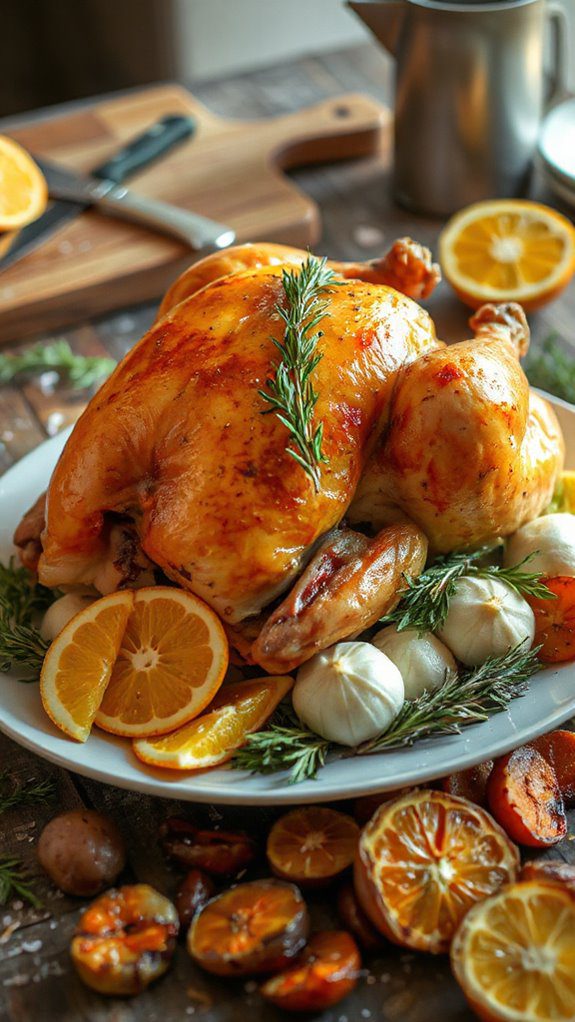 citrus infused roasted chicken recipe