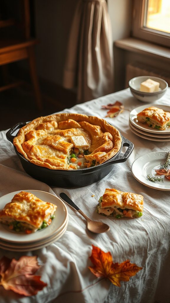 classic comforting chicken pie classic comforting chicken pie