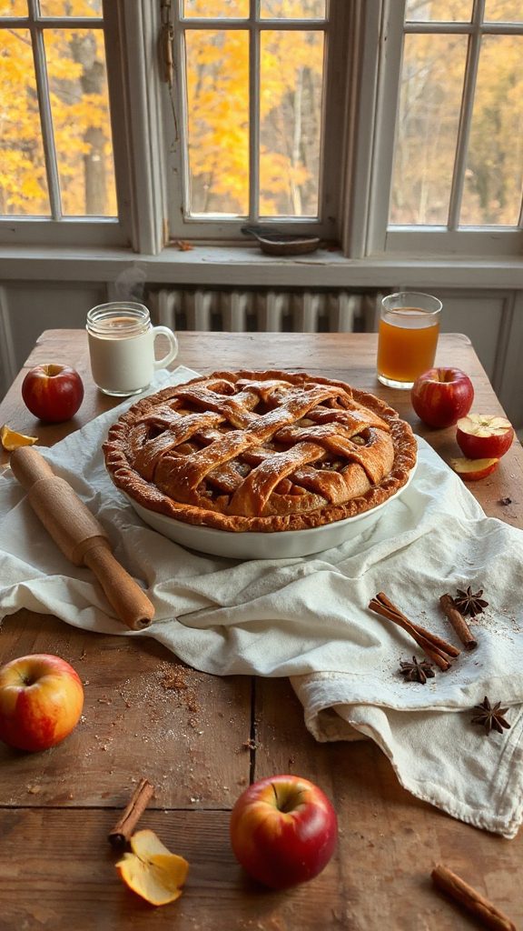 classic cozy apple pie