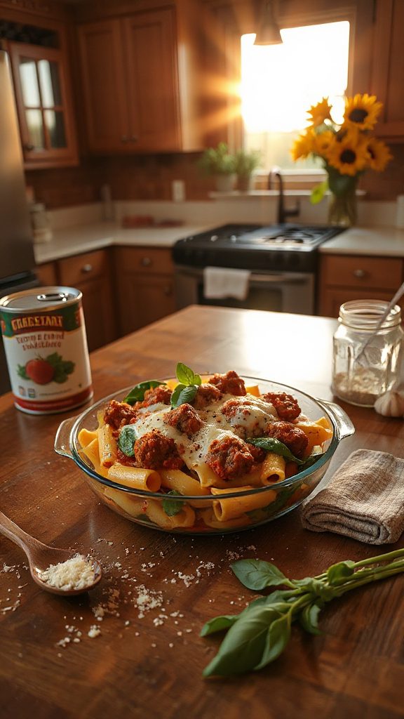 comforting baked pasta dish