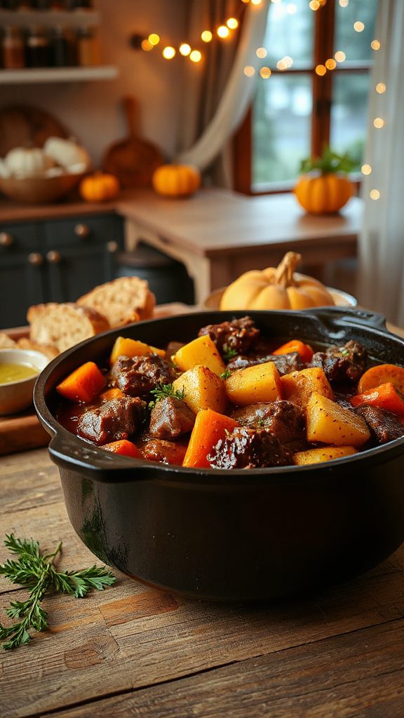 comforting beef root stew