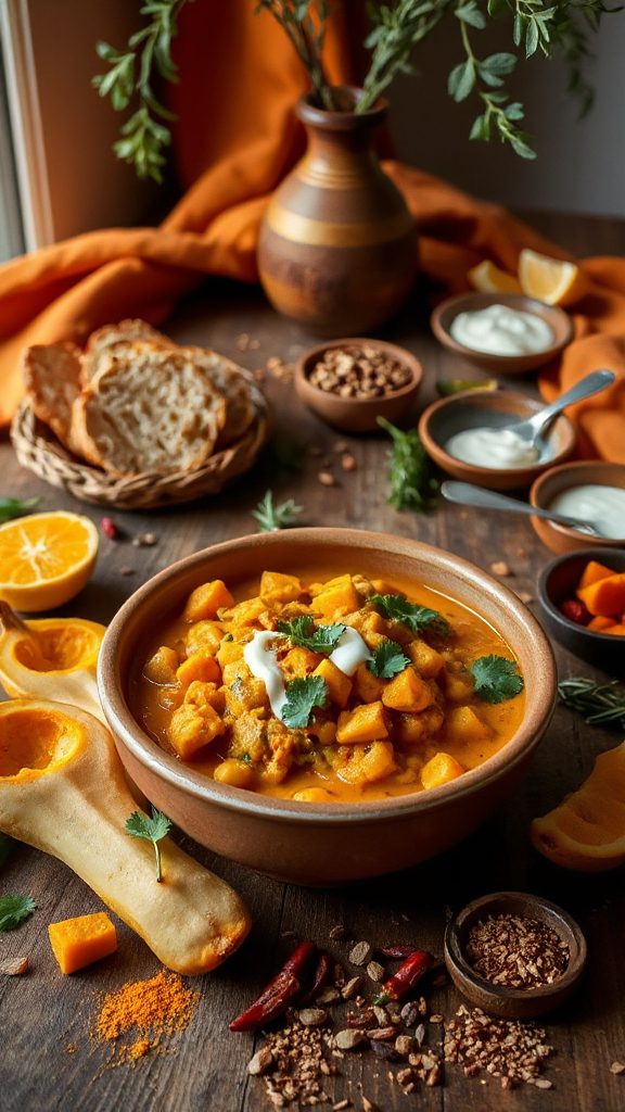 comforting butternut squash curry