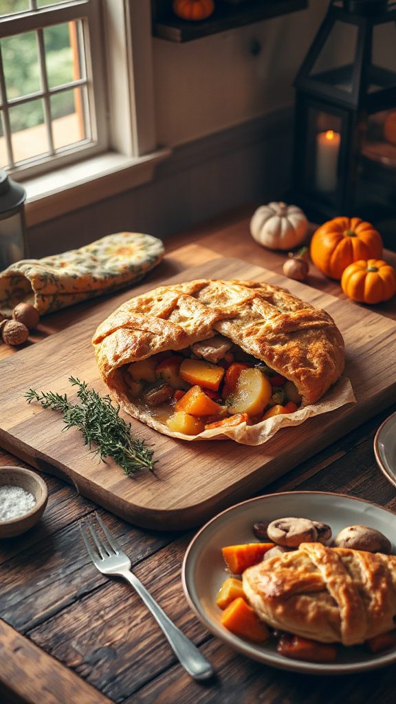 comforting chicken pot pie